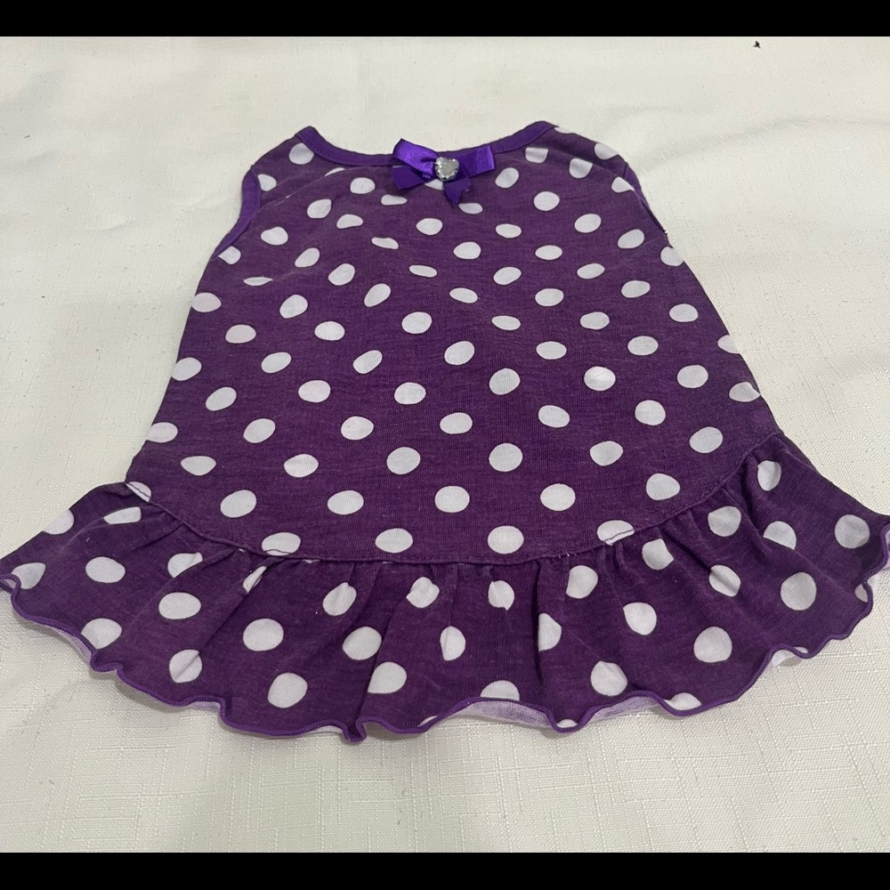Fur Baby Purple Polka Dot